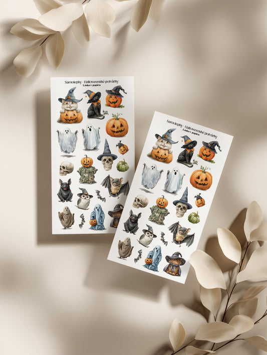 Samolepky - Halloweenské potvůrky