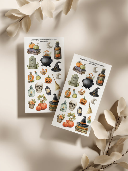 Samolepky - Halloweenské dekorace