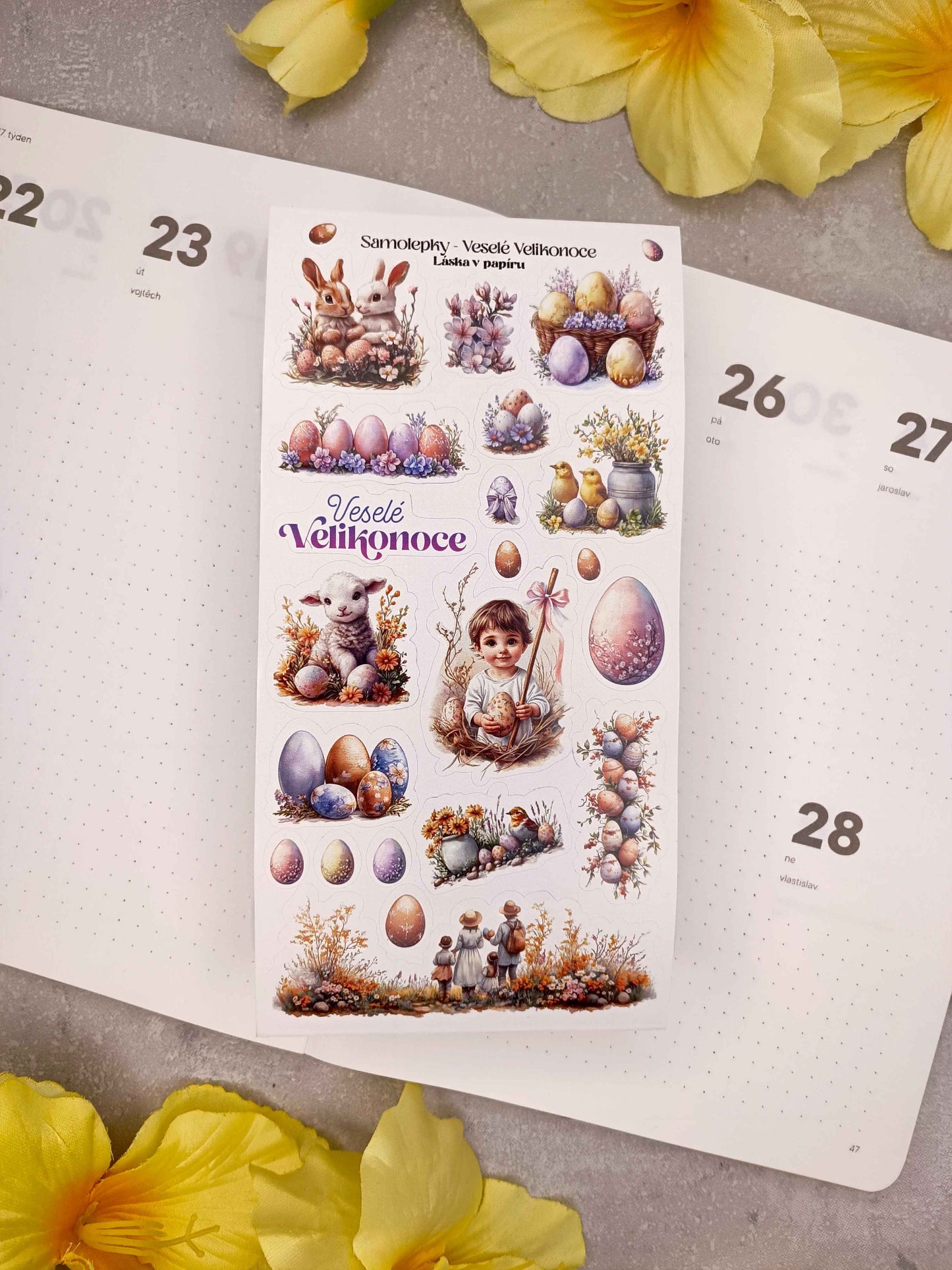 Samolepky - Veselé Velikonoce