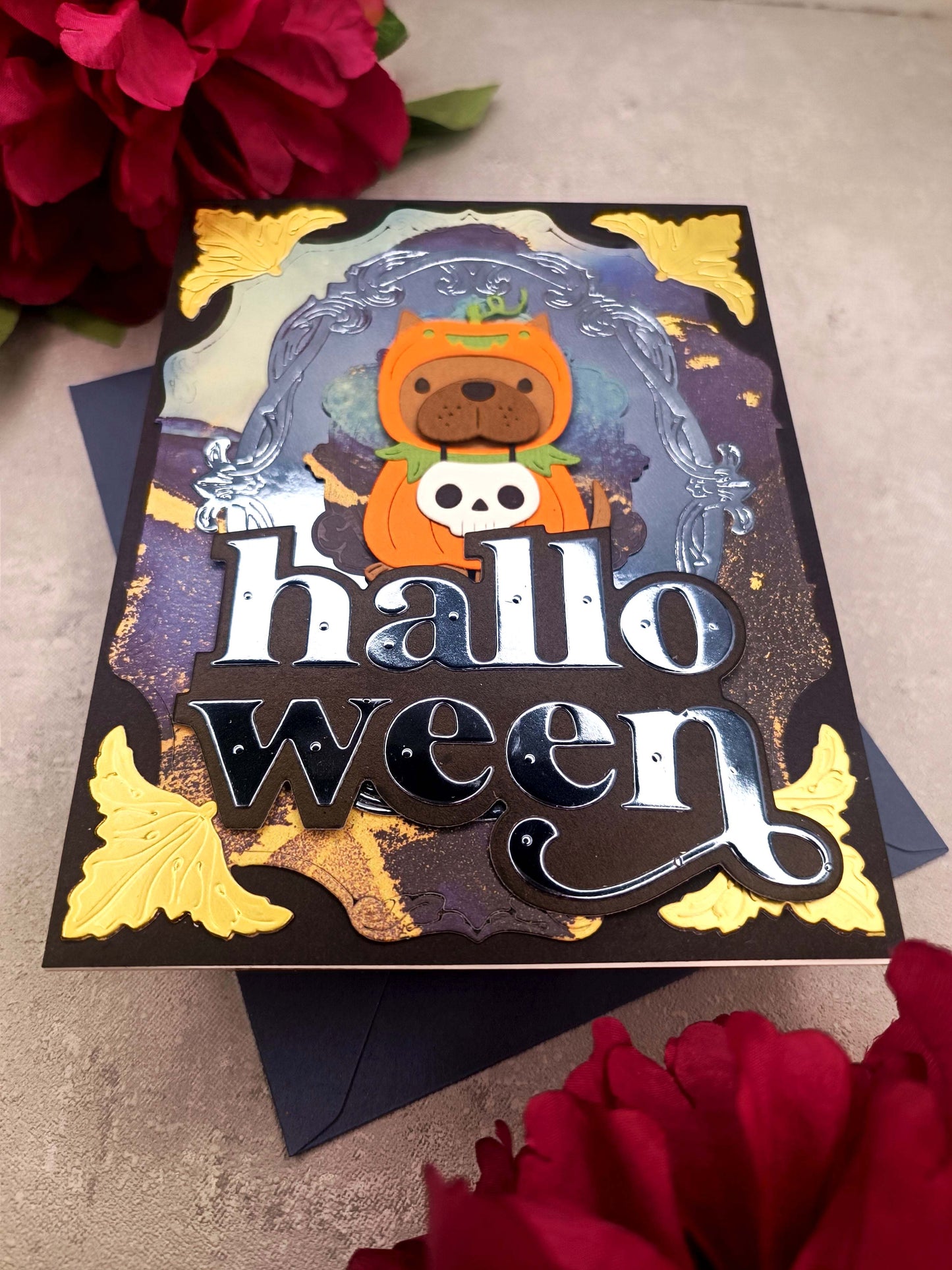 Halloweenské přání s buldočkem