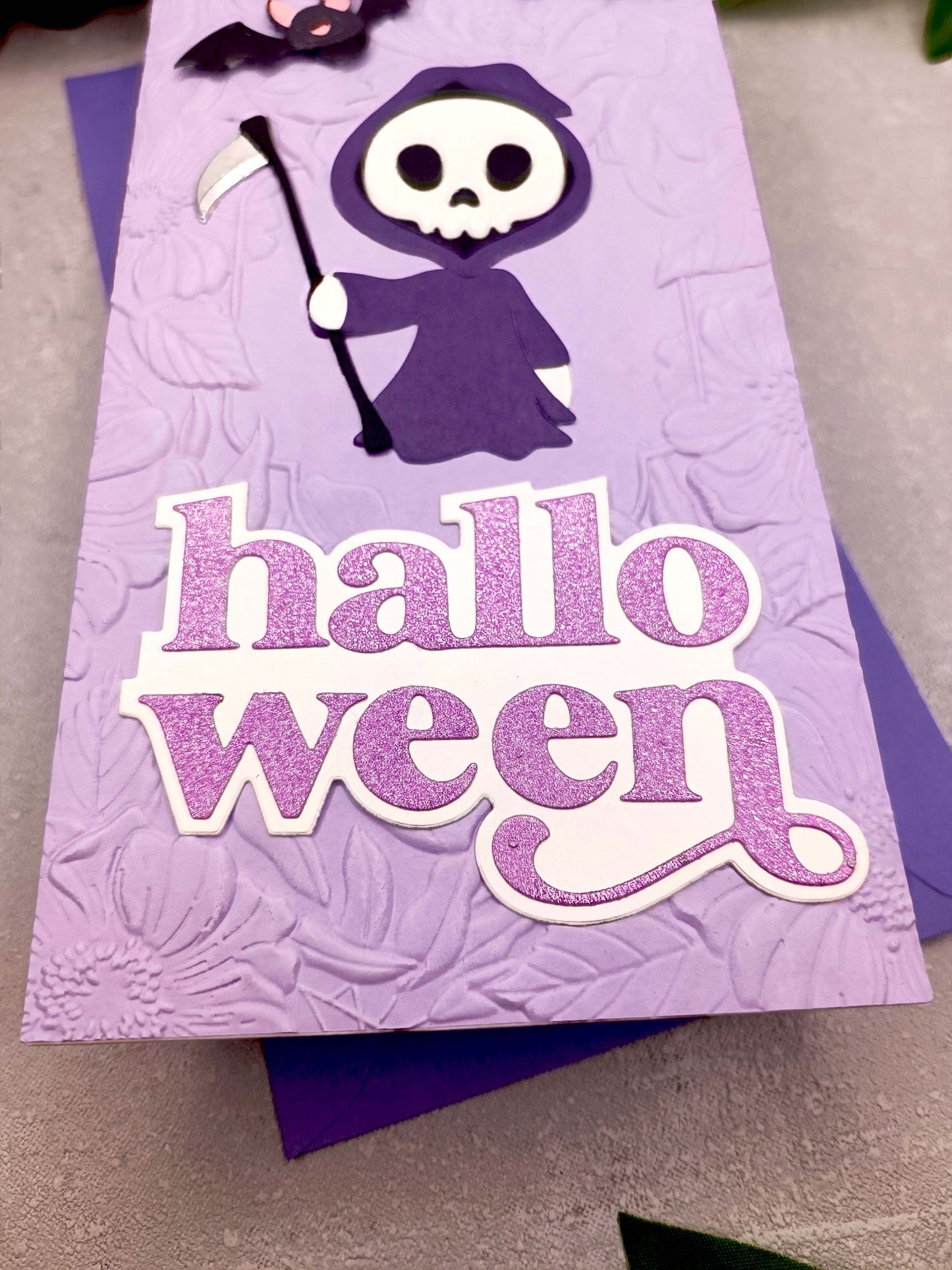 Halloweenské přání se smrtkou a netopýry
