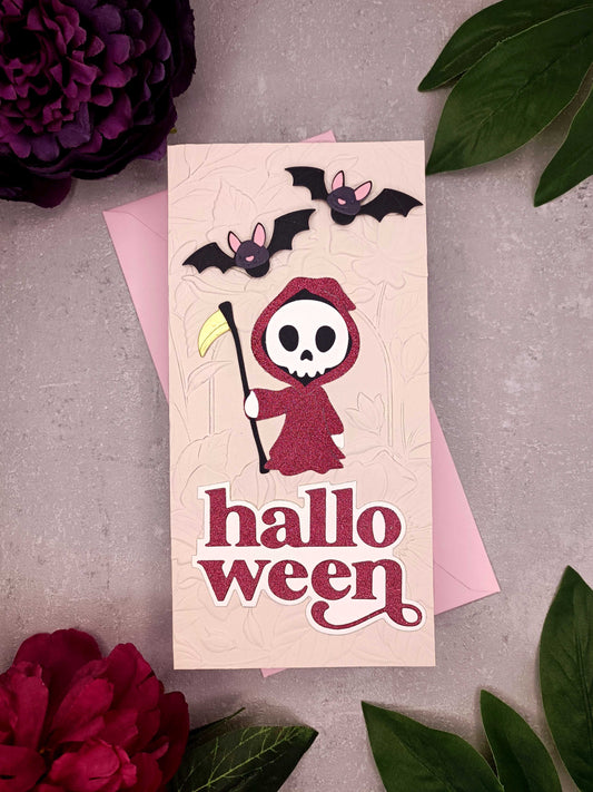 Halloweenské přání se smrtkou a netopýry