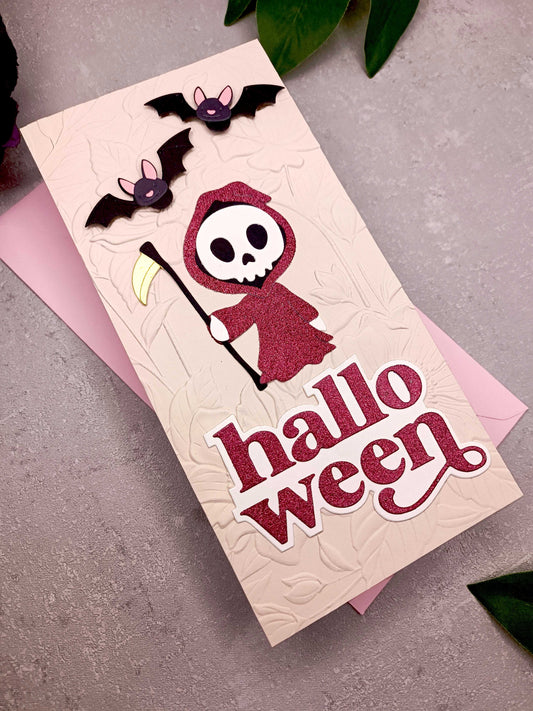 Halloweenské přání se smrtkou a netopýry
