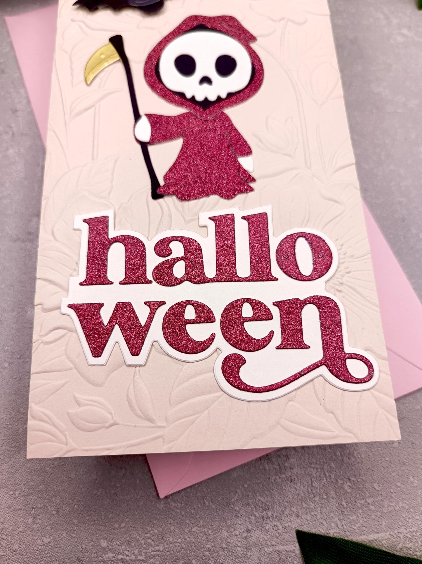 Halloweenské přání se smrtkou a netopýry