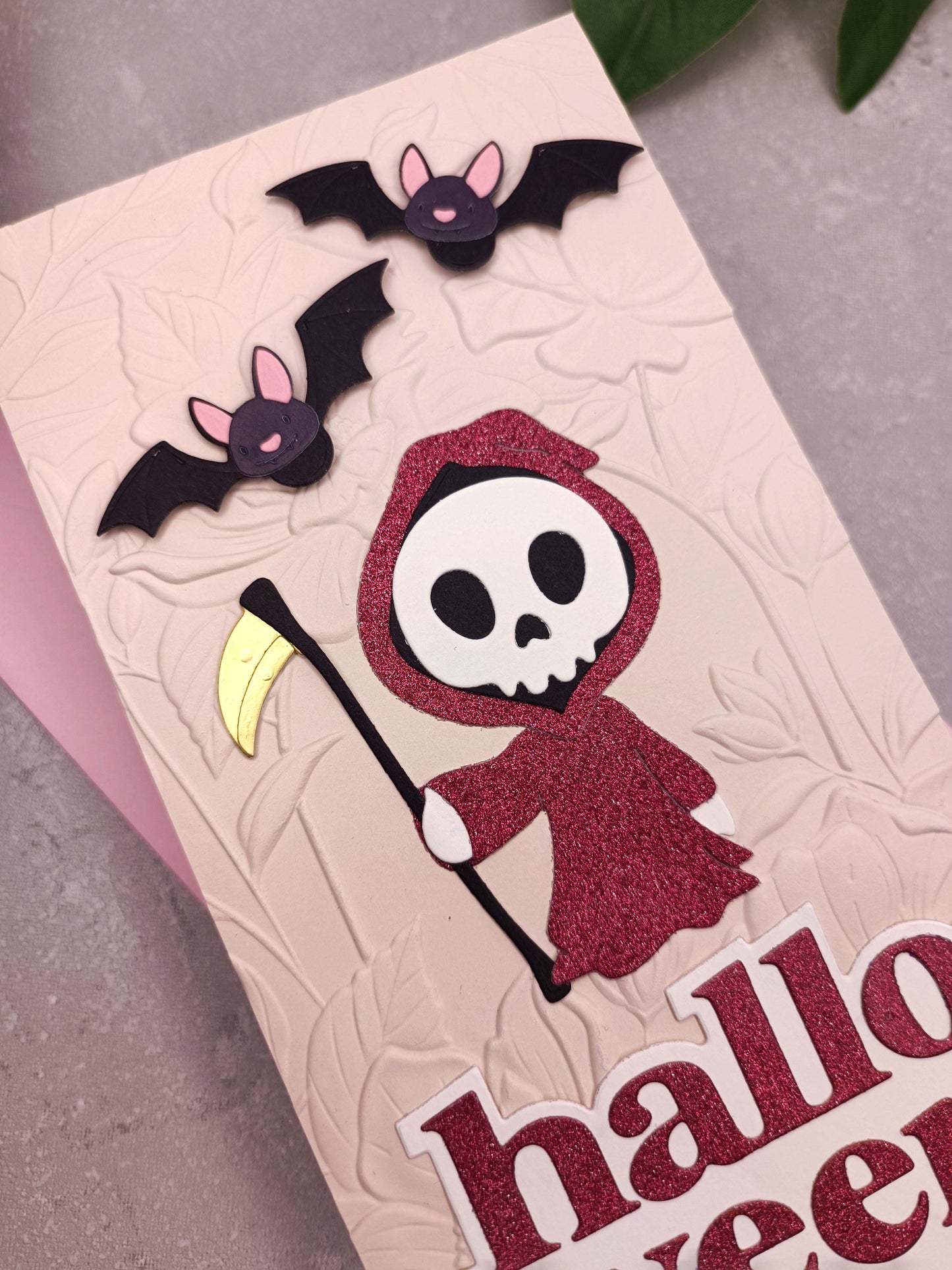 Halloweenské přání se smrtkou a netopýry