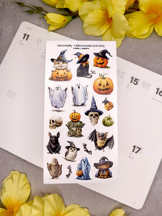 Samolepky - Halloweenské potvůrky