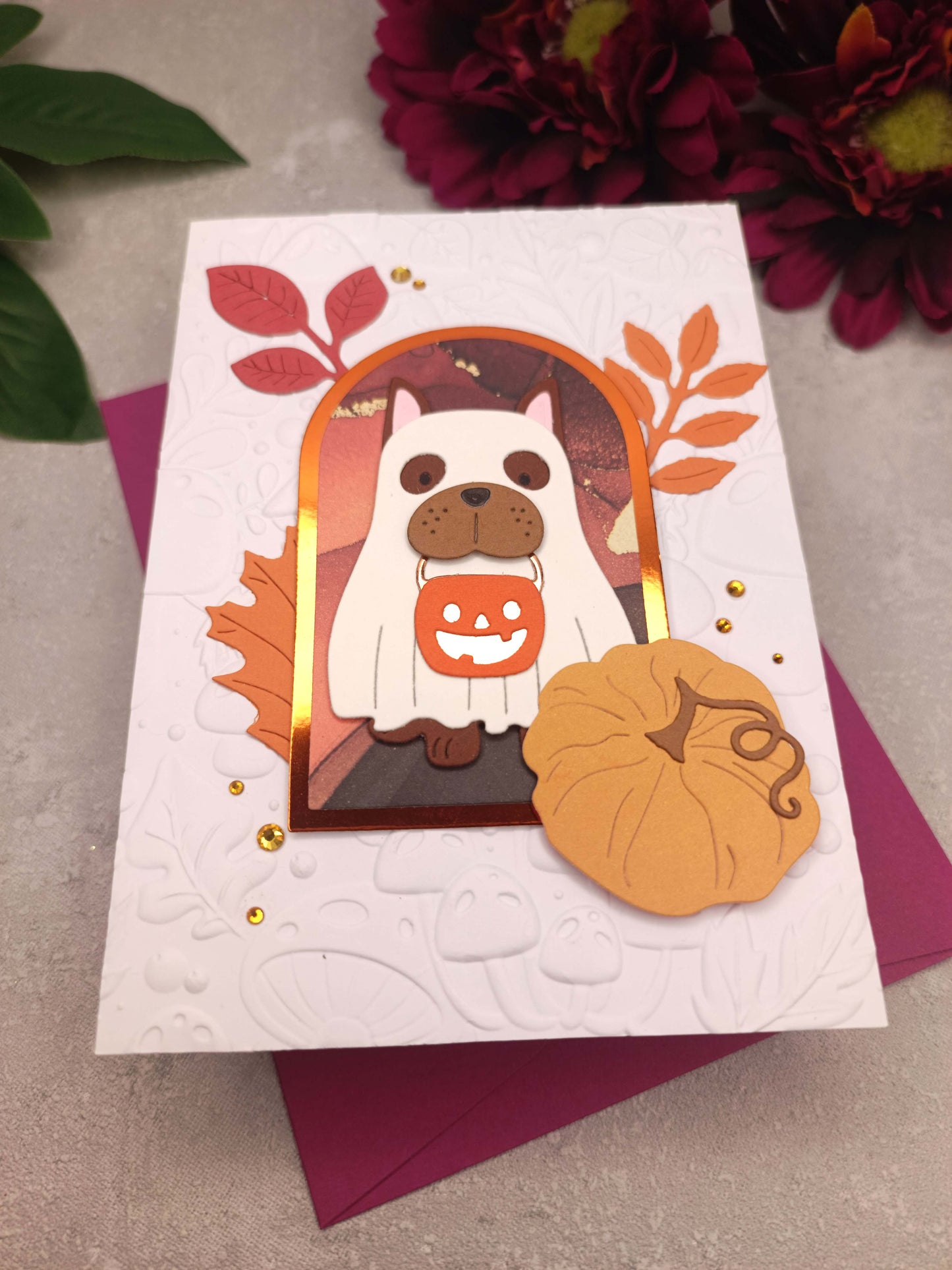 Halloweenské přání s peskem ala duch I.