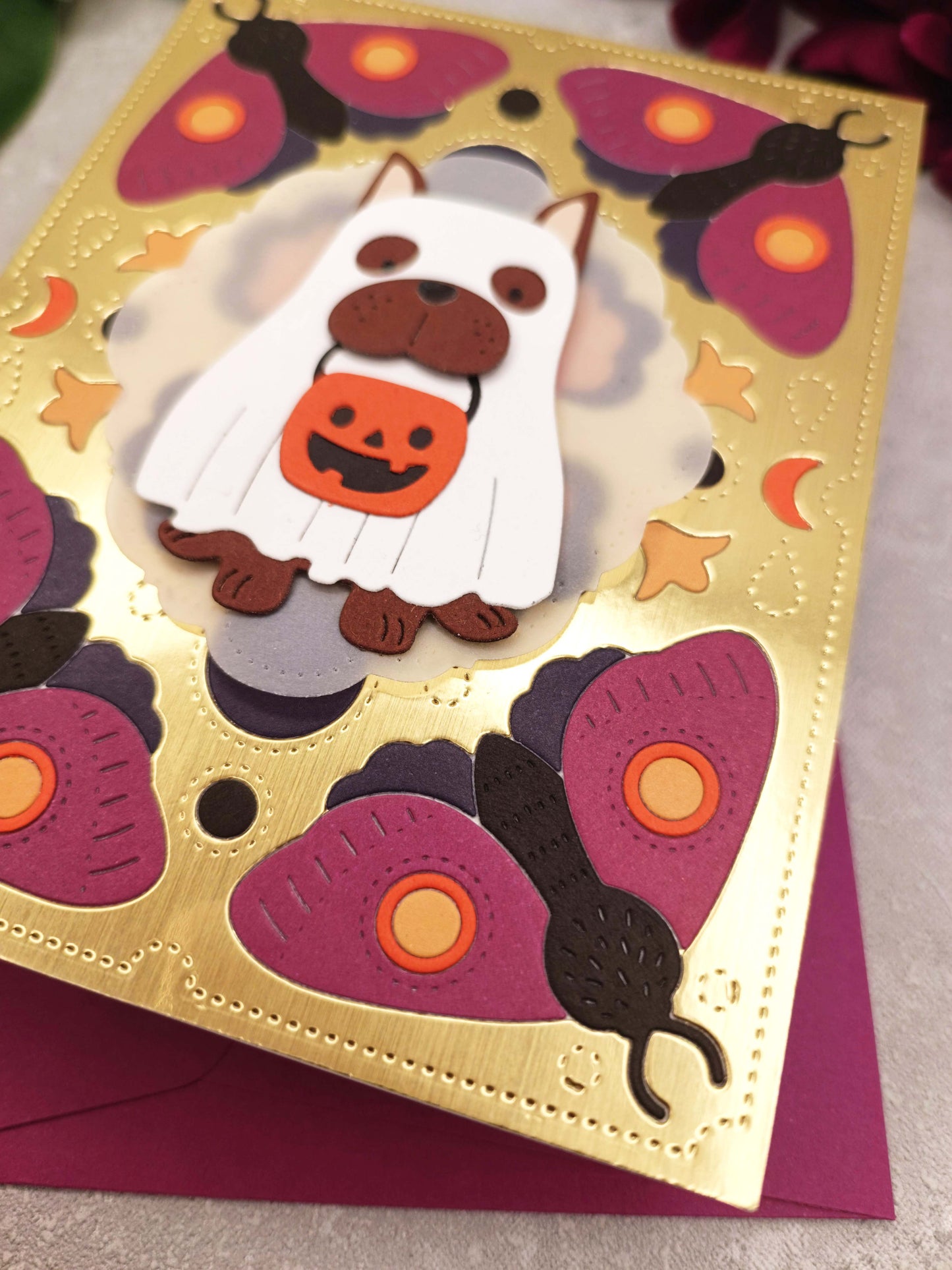 Halloweenské přání s peskem a můrami I.