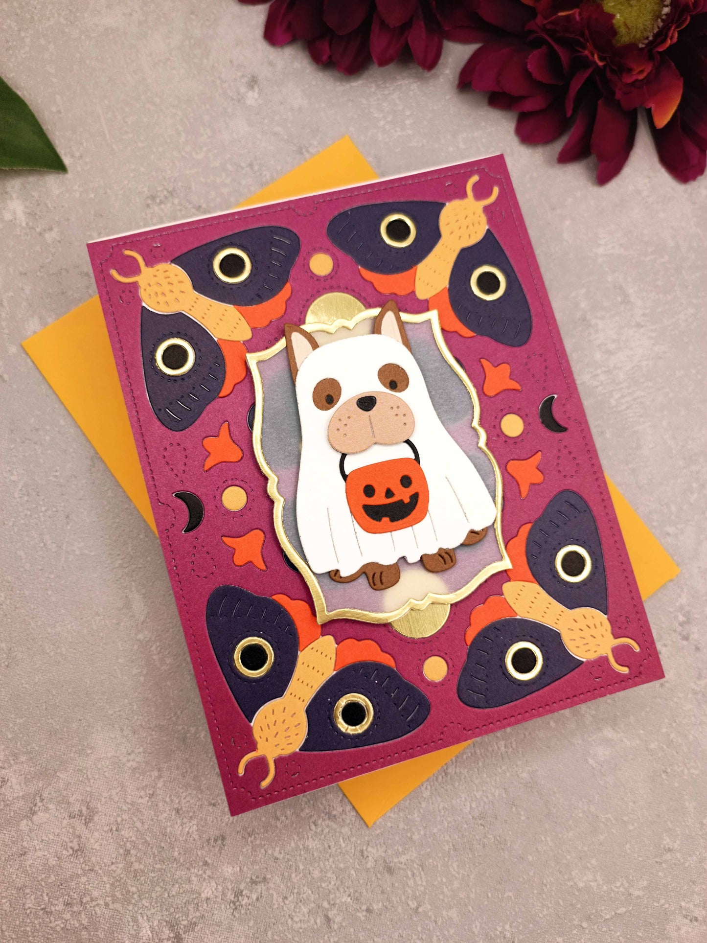 Halloweenské přání s peskem a můrami VI.