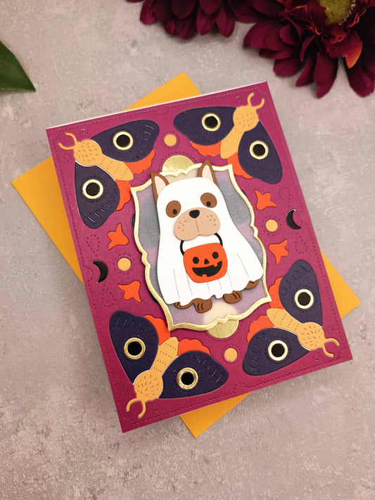 Halloweenské přání s peskem a můrami VI.
