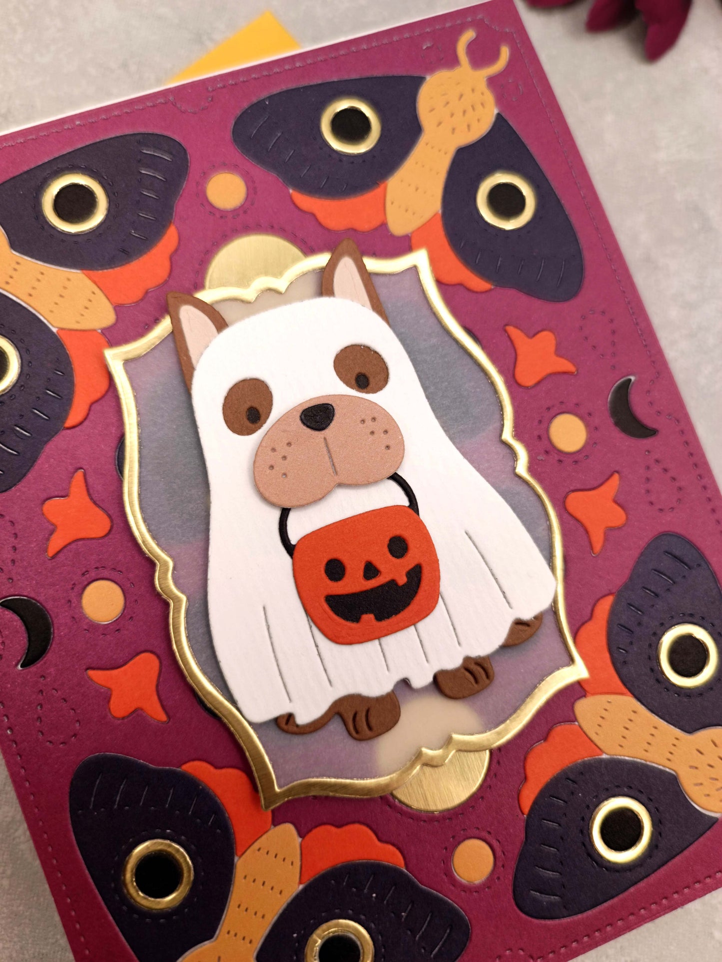 Halloweenské přání s peskem a můrami VI.