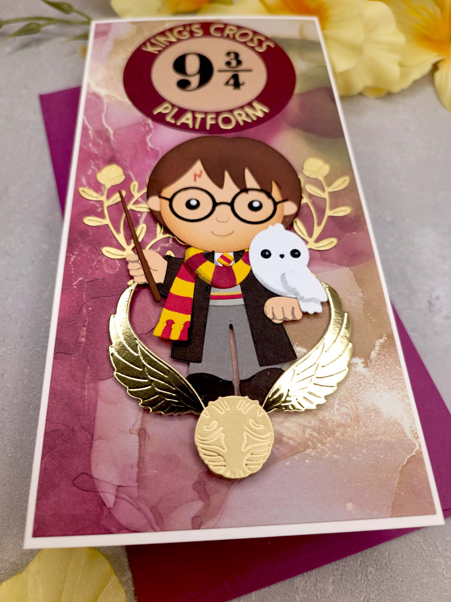 Malinové Harry Potter narozeninové přání