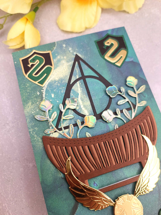 Harry Potter přání k příležitosti narození miminka - Zmijozel