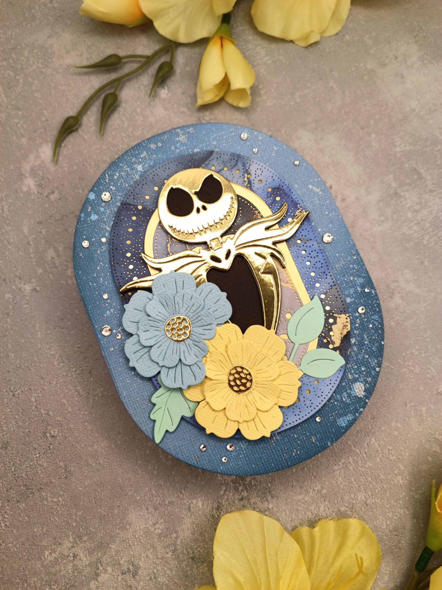 Světle modré přání Jack Skellington (Ukradené Vánoce)