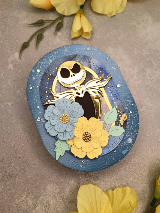Světle modré přání Jack Skellington (Ukradené Vánoce)