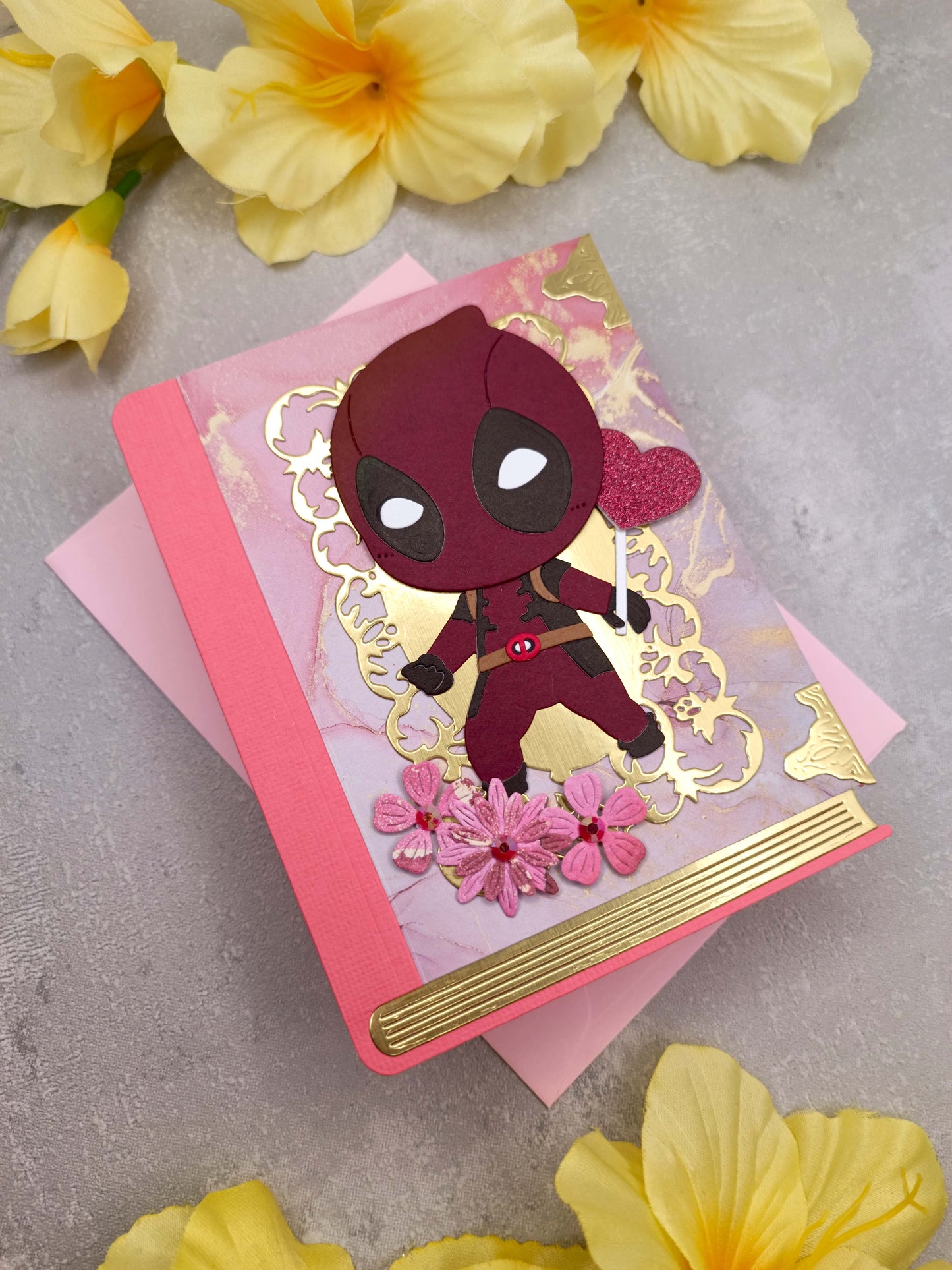 Růžové přání s Deadpoolem