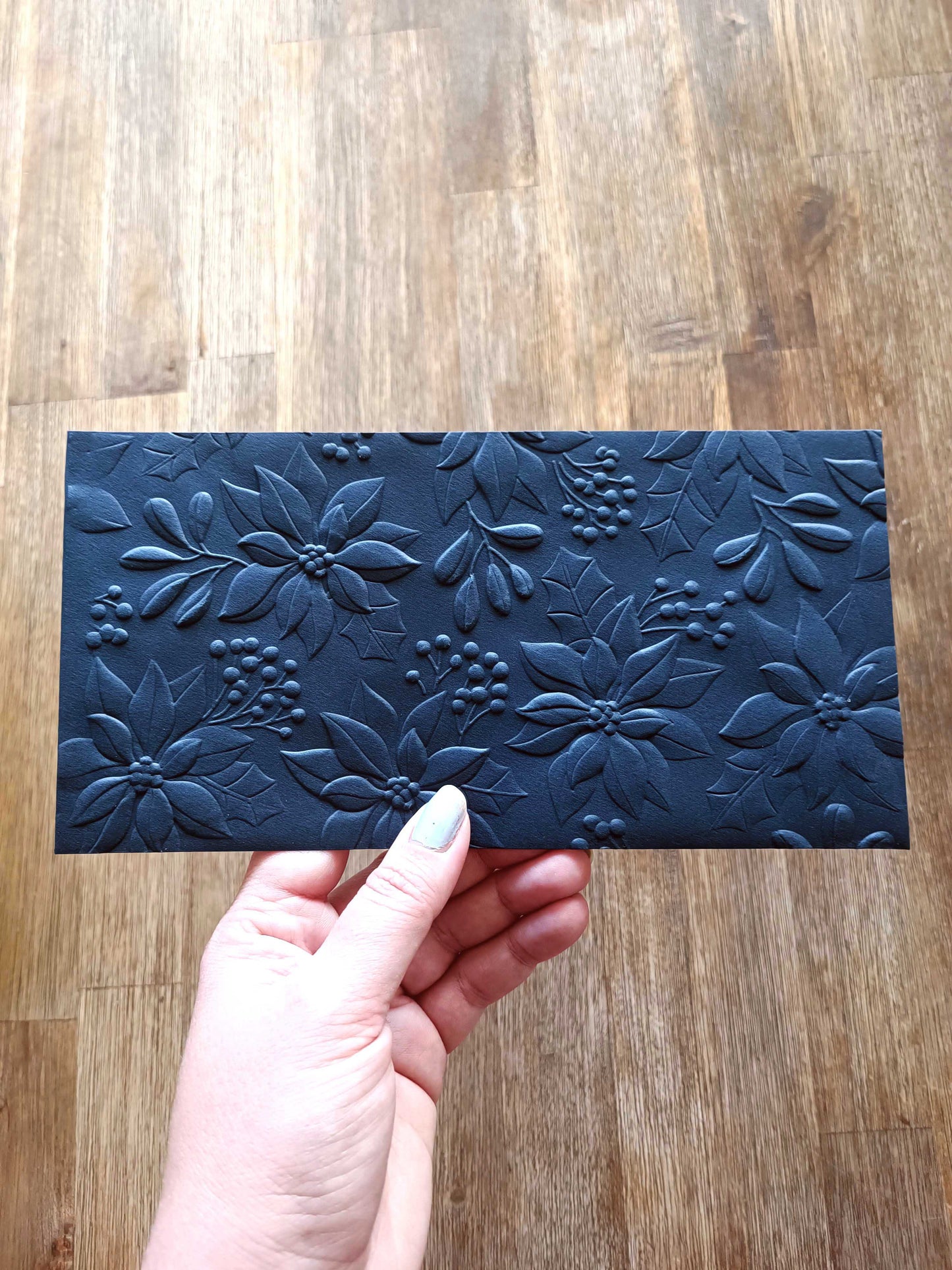 Vánoční obálka na peníze - námořnická modrá