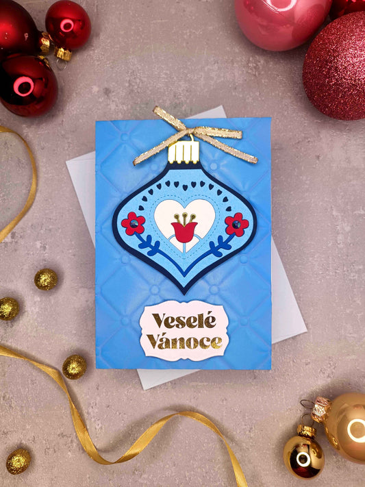 rucne vyrobene vanocni prani s motivem banky