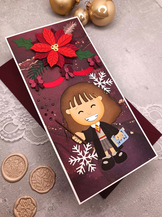 Vánoční přání s Hermionou