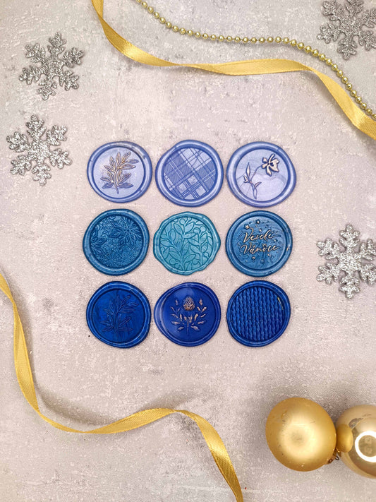 Vánoční samolepicí voskové pečetě