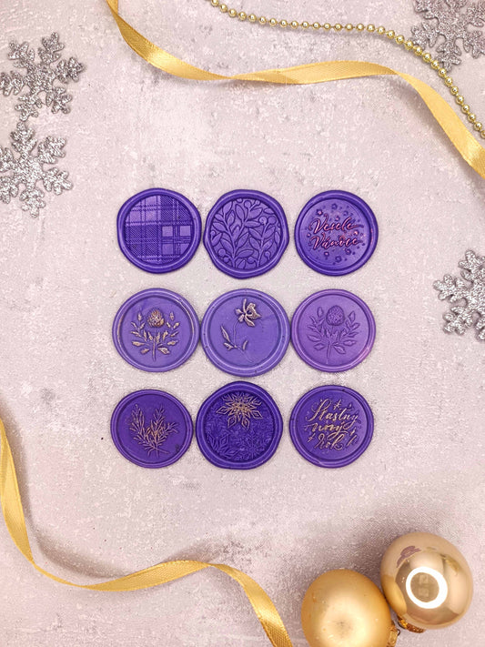 Vánoční samolepicí voskové pečetě