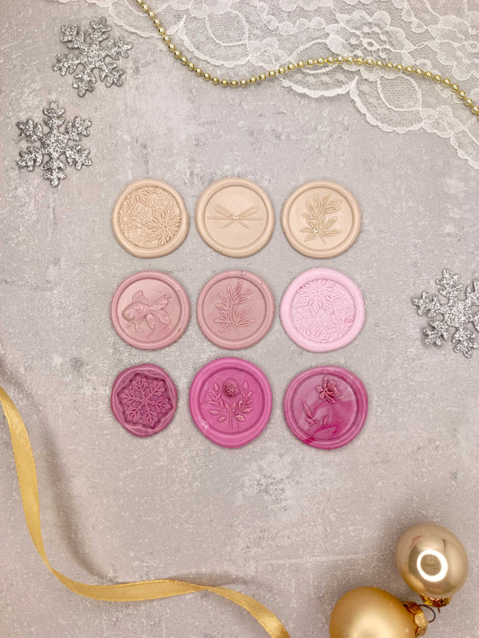 Vánoční samolepicí voskové pečetě