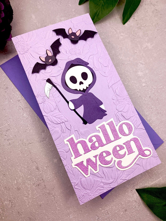 Halloweenské přání se smrtkou a netopýry