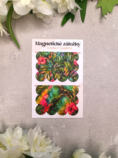 Magnetické záložky do knih s monsterou