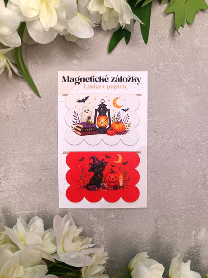 Magnetické záložky do knih haloweenské