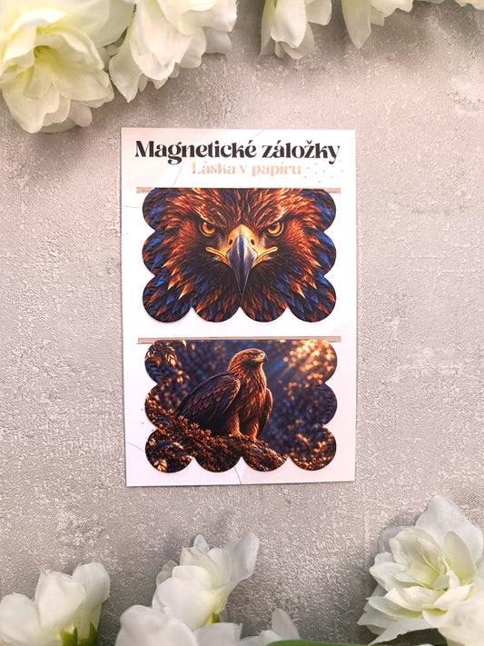 Magnetické záložky do knih s orlem