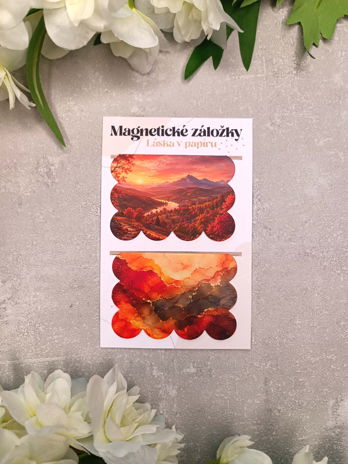Magnetické záložky do knih s horou