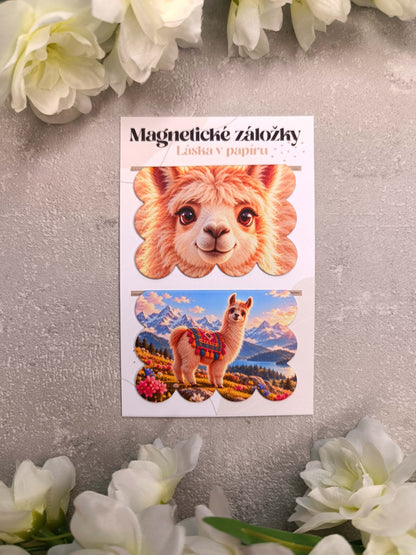 Magnetické záložky do knih s lamou