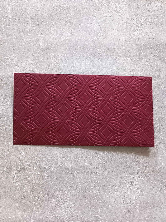 Narozeninová & svatební obálka na peníze - burgundy