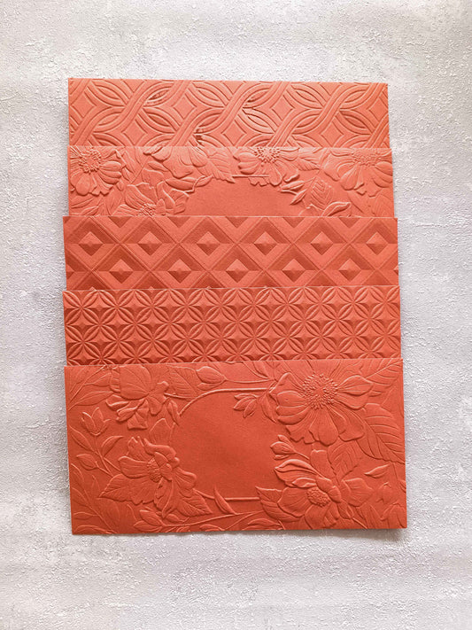 Narozeninová & svatební obálka na peníze - tmavě oranžová