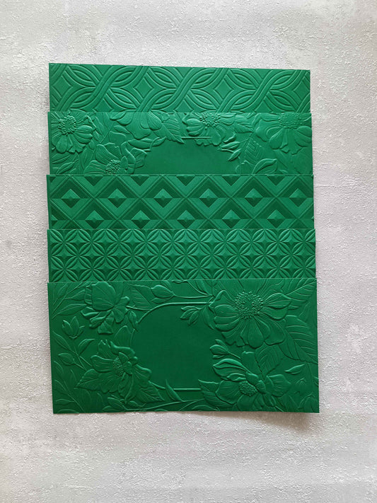 Narozeninová & svatební obálka na peníze - tmavě zelená