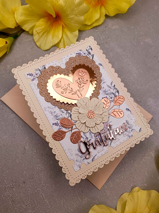 Elegantní přání se srdcem