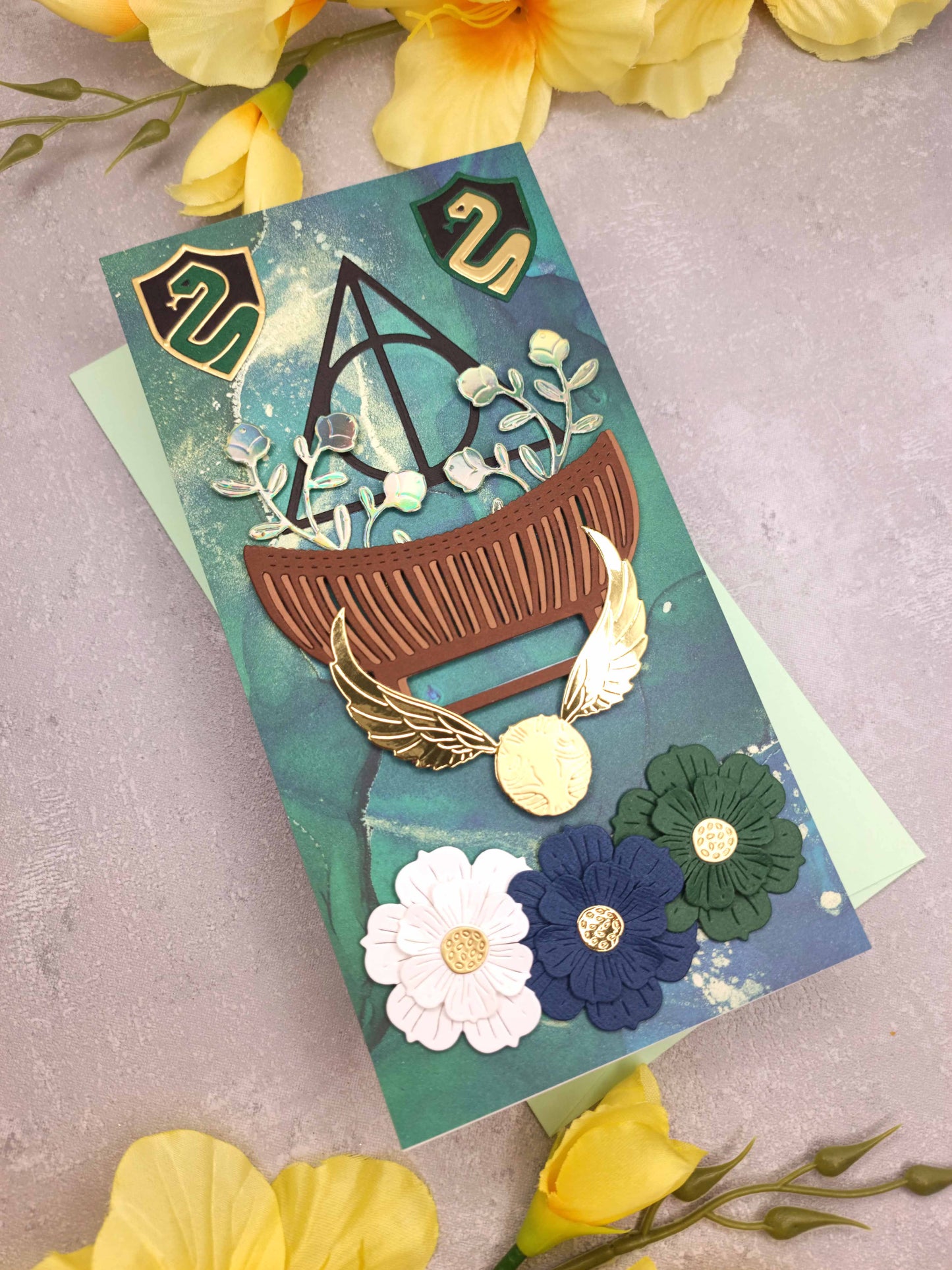Harry Potter přání k příležitosti narození miminka - Zmijozel