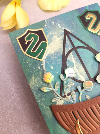 Harry Potter přání k příležitosti narození miminka - Zmijozel