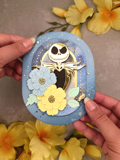 Světle modré přání Jack Skellington (Ukradené Vánoce)