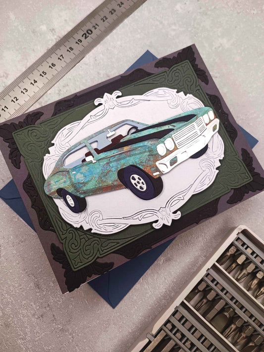 Narozeninové přání s autem