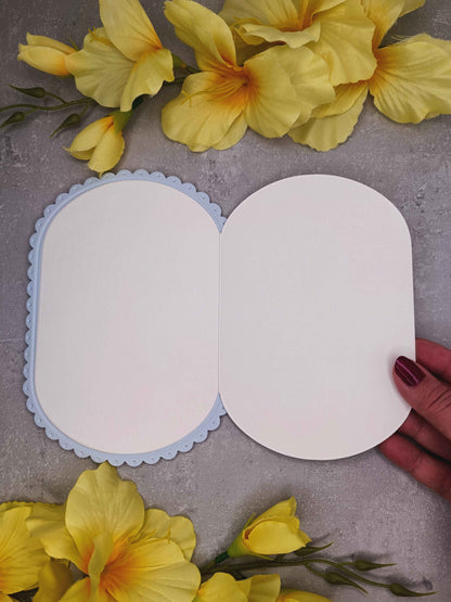 Přání k narození miminka s houpacím koníkem