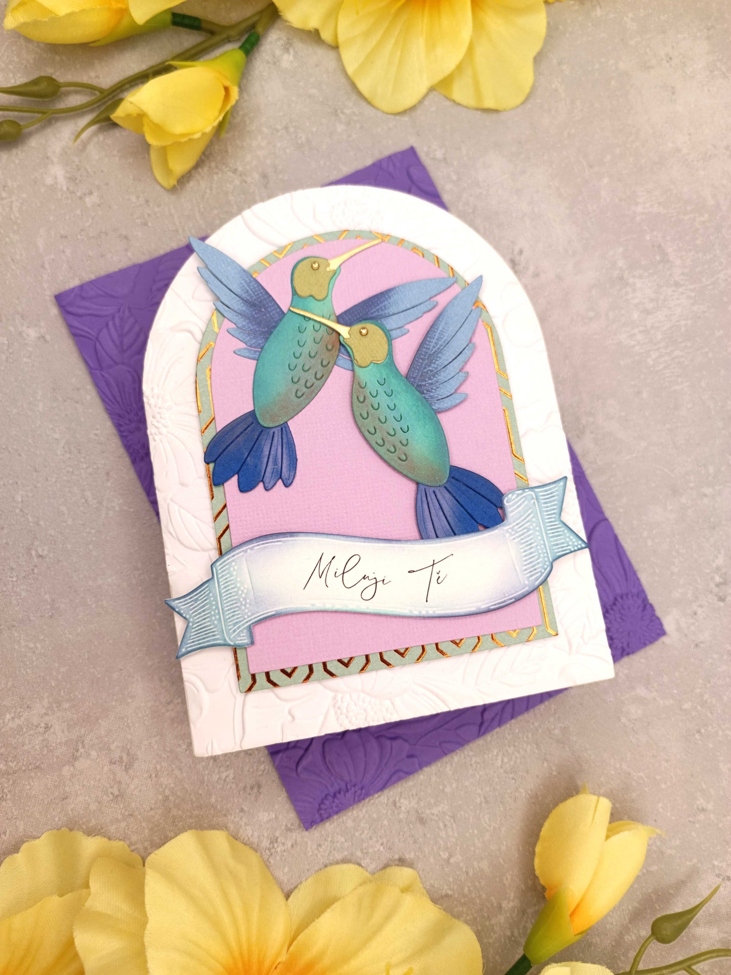 Zamilované přání s kolibříky I.