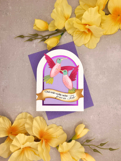 Zamilované přání s kolibříky III.