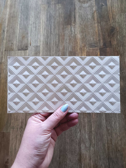 Vánoční obálka na peníze - béžová