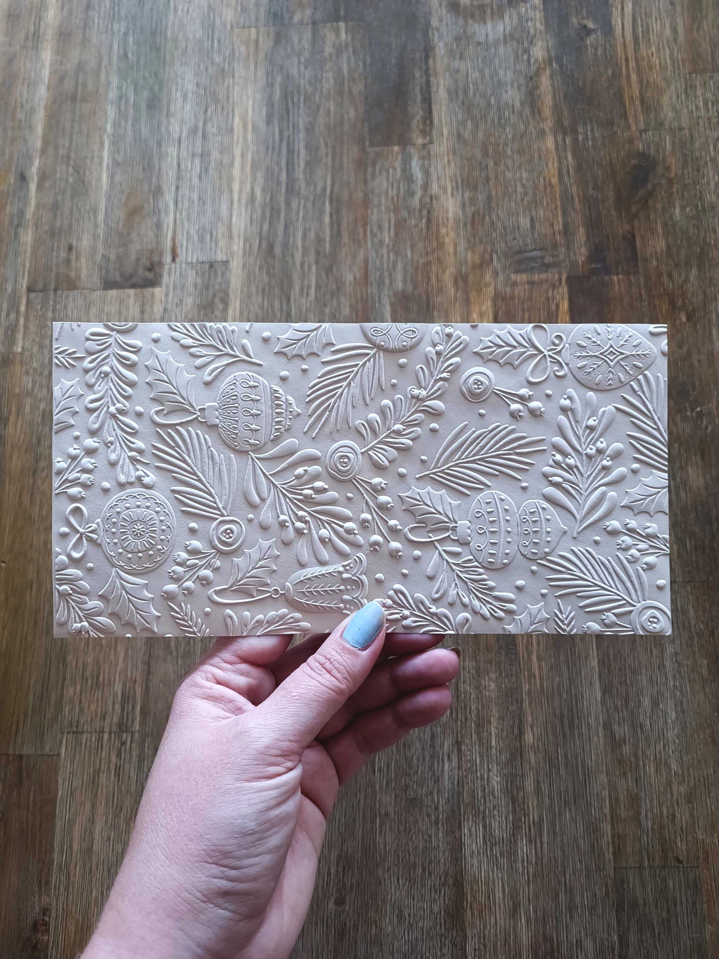 Vánoční obálka na peníze - béžová