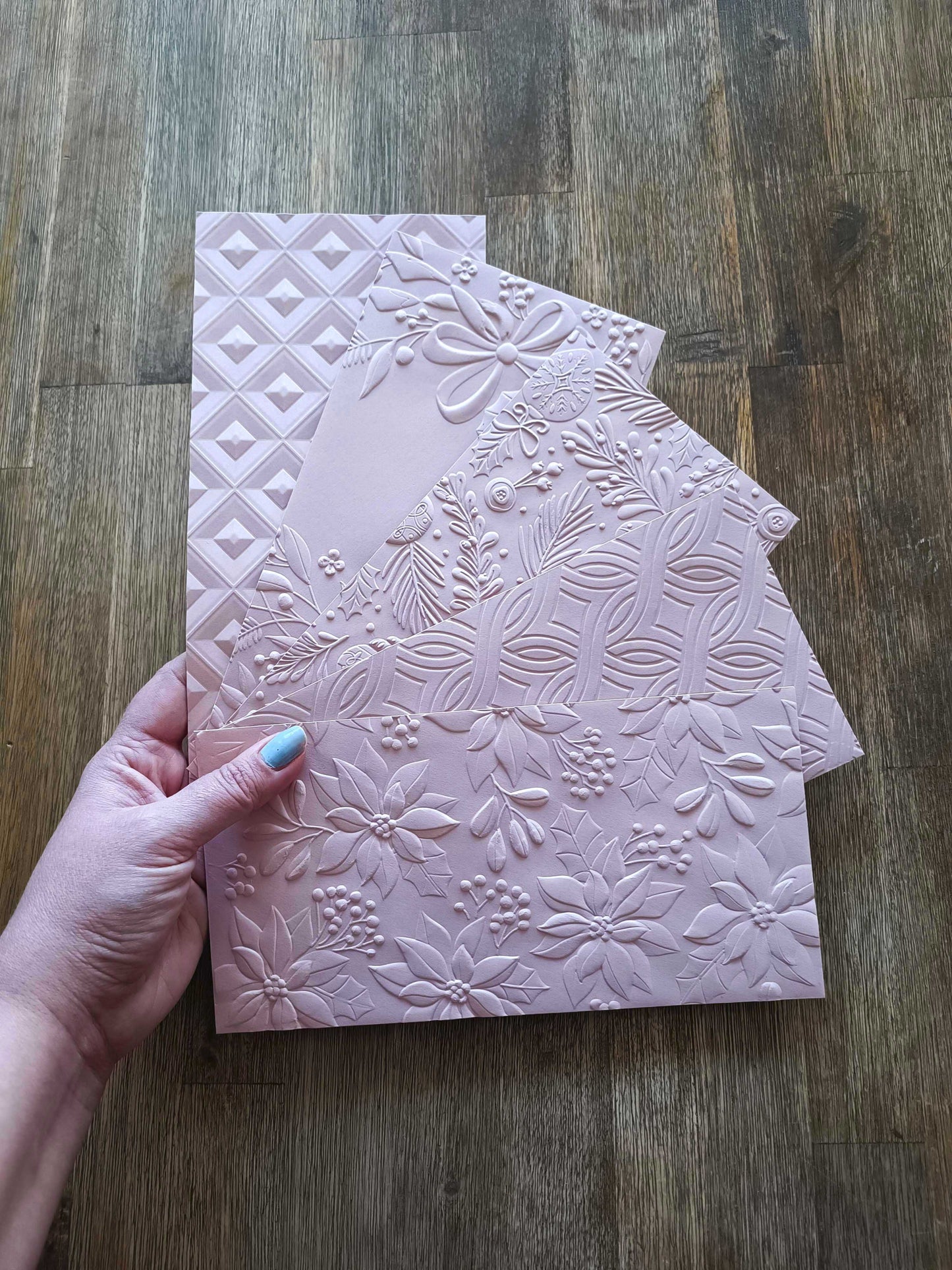 Vánoční obálka na peníze - tělová