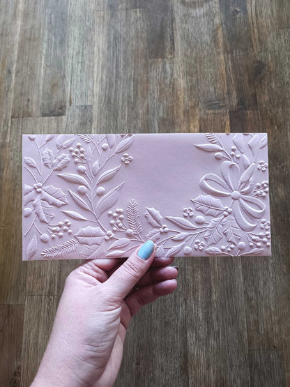 Vánoční obálka na peníze - tělová