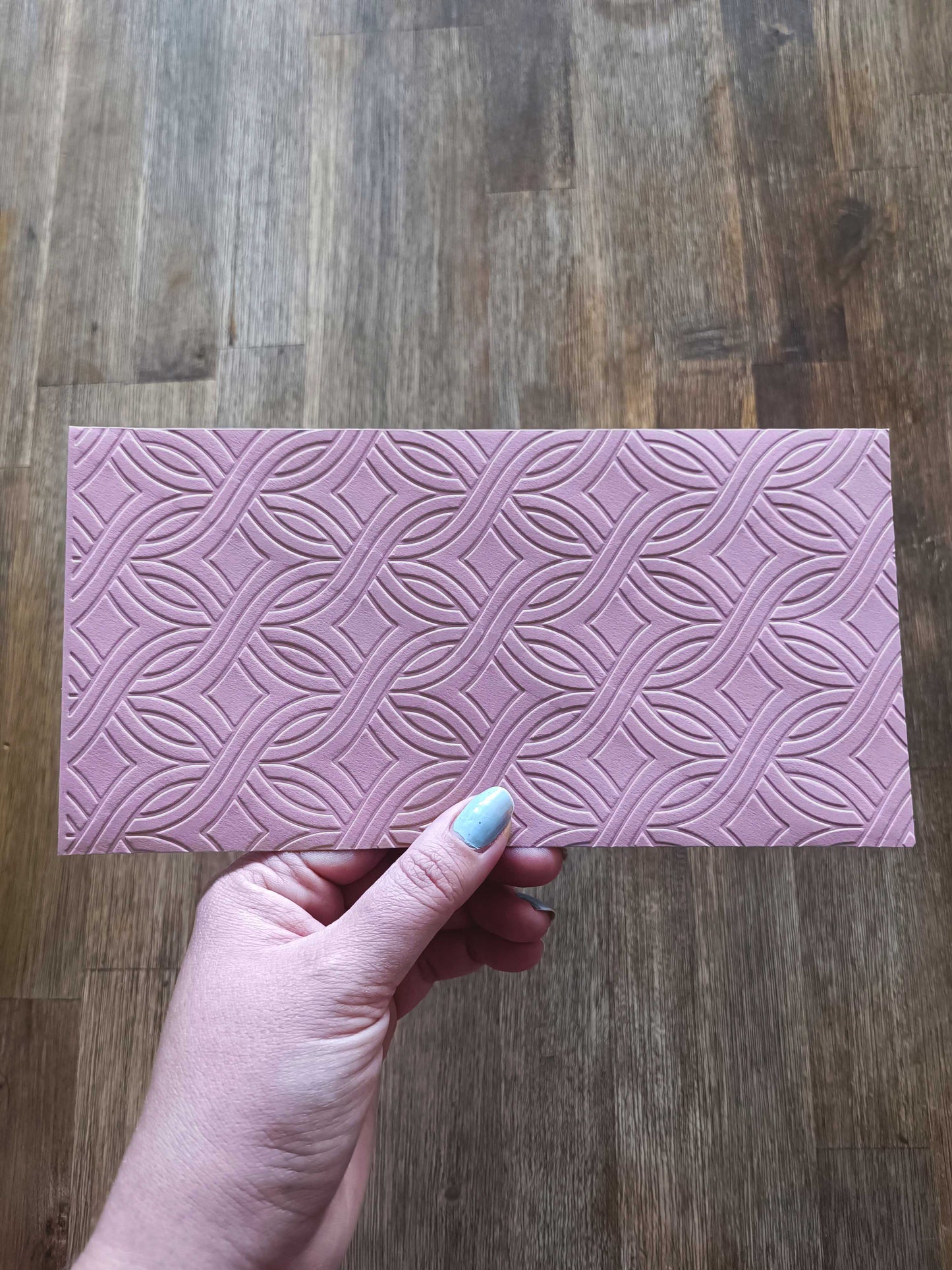 Vánoční obálka na peníze - starorůžová