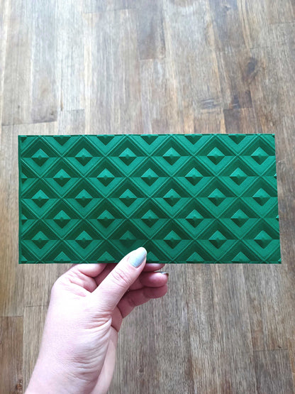 Vánoční obálka na peníze - tmavě zelená