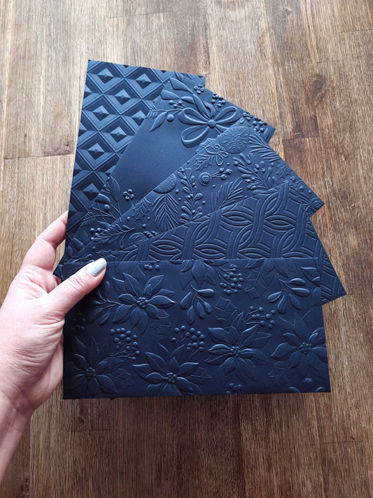 Vánoční obálka na peníze - námořnická modrá